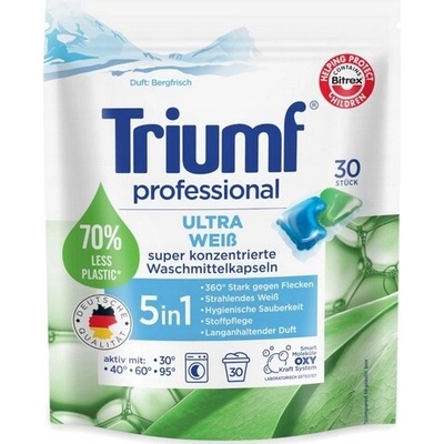 Triumf Professional kapsle na praní světlých tkanin 2v1 Ultra Weiss 30 PD