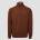 Gant Блуза Gant Superfine Lambswool Half Zip Sweater - Brown