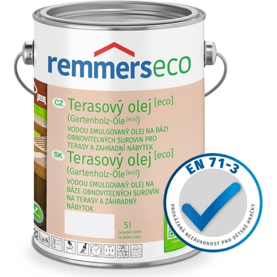 Remmers Gartenholz Öl Eco vodou riediteľný terasový olej 5 l Universal