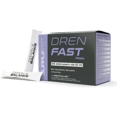 Dren Fast Pre rovnováhu telesnej hmotnosti s Equitullas 30 x 10 ml