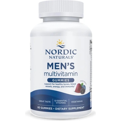 Nordic Naturals Men's Multivitamin Gummies [60 желирани бонбони] Горски плодове