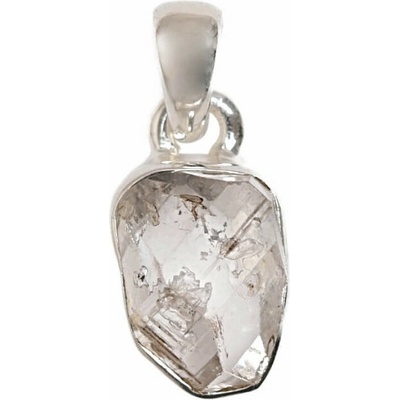 Nefertitis Herkimer diamant přívěsek stříbro P3337 NF64705