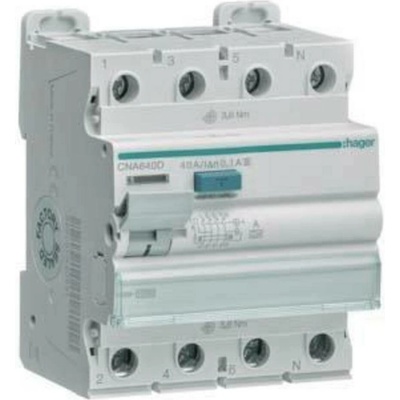 Hager A 4-pólové 40 A 0.1 A 400 V CNA640D