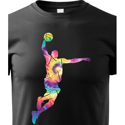Dětské tričko Basketbalista Černá Canvas Bezvatriko.cz 1762