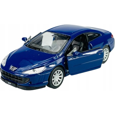 WELLY PEUGEOT 407 MODRÝ NOVÝ KOVOVÝ MODEL 42368 1:34
