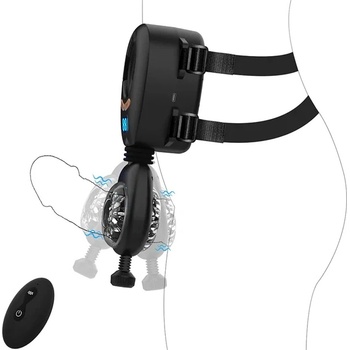 SuperLove Swing Function Automatic Orgasmic Masturbator Black