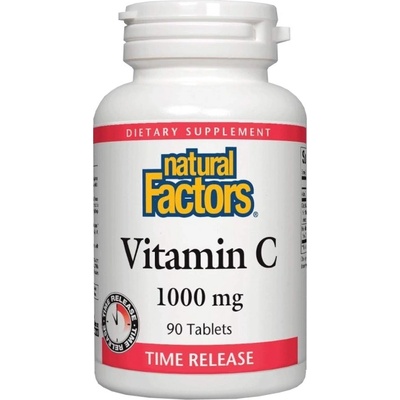 Natural Factors Vitamin C 1000 mg Time Release [90 Таблетки]