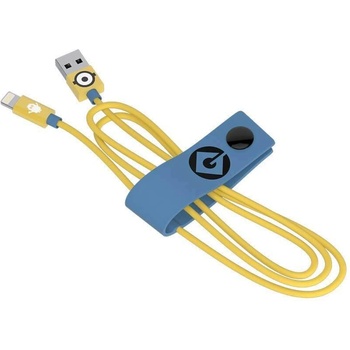 Tribe Minions Carl Lightning Cable - сертифициран Lightning кабел за iPhone, iPad и iPod с Lightning (120 см)