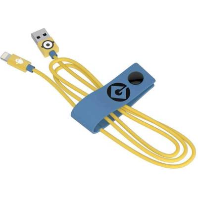Tribe Minions Carl Lightning Cable - сертифициран Lightning кабел за iPhone, iPad и iPod с Lightning (120 см)