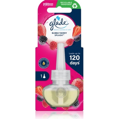 Glade Bubbly Berry Splash пълнител за електрически дифузер 20ml