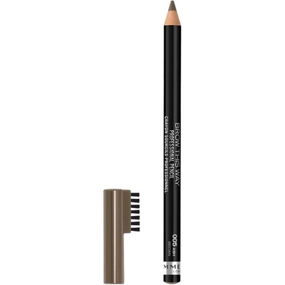 Rimmel London Brow This Way Professional Pencil tužka na obočí 005 Ash Brown 1,4 g – Zboží Dáma