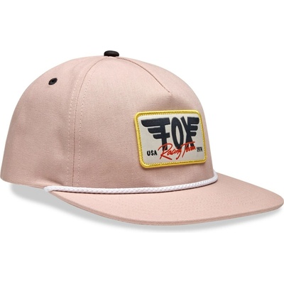 Fox W Winged Snapback Hat Dusty Rose