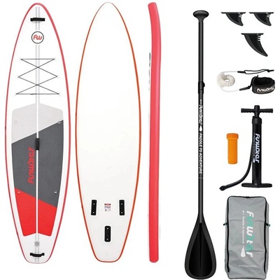 paddleboard Funwater SUP SUPFW69C 3,35m (červeno-bílá) set