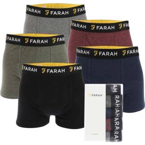 Farah Боксерки Farah Bossert 5 Pack Boxer Shorts - Multi colour