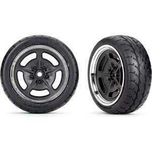 Traxxas колело 1.9", джанта хромирана, гума Reponse (предна) (2)