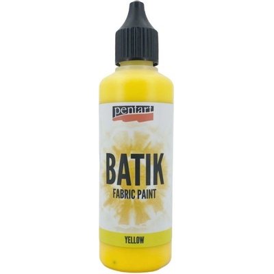 Pentart Barva na batikování tekutá 80 ml žlutá – Zboží Dáma