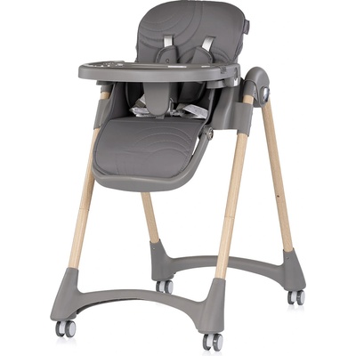 Chipolino Столче за хранене Chipolino - Candy Shop, тъмно сиво (STHCS02601CH)