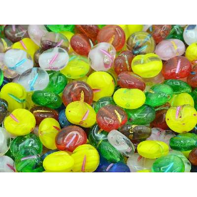 Glass beads, s.r.o. Jablka 11130260 11x12 mm mix Balení: 150ks