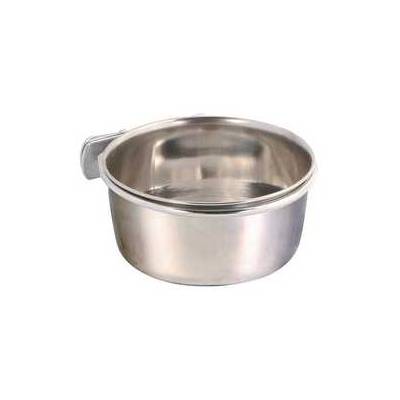 Nerezové krmítko s pevným úchytom do klietky 300ml/9cm TRIXIE