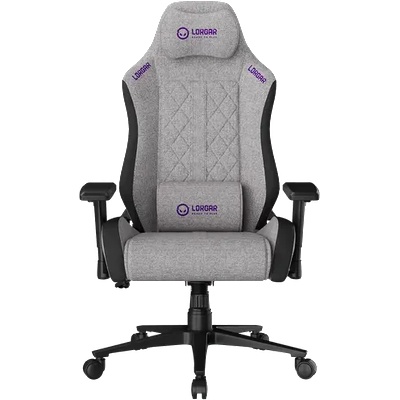 LORGAR CHA41, Ergonomic Gaming Chair Advanced, premium anti-stain fabric, Grey (LRG-CHA41-GY)