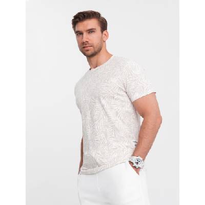 Ombre Clothing Кремава мъжка риза с шарка Омбре Облекло Ombre Clothing | Byal | МЪЖЕ | XXL