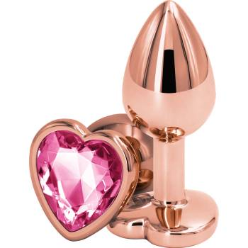 Image 1 of NS Novelties Rear Assets Rose Gold Heart S Pink