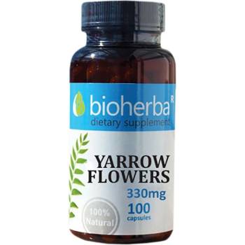 Image 1 of Bioherba Yarrow Flowers 290 mg [100 капсули]