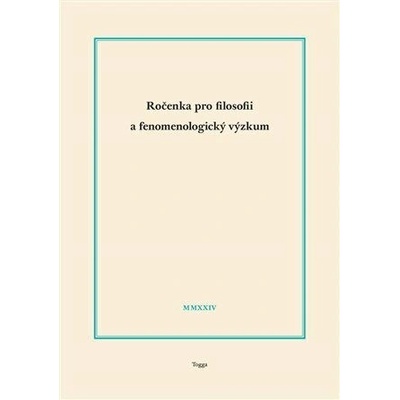 Ročenka pro filosofii a fenomenologický výzkum 2024 - Novotný Jaroslav