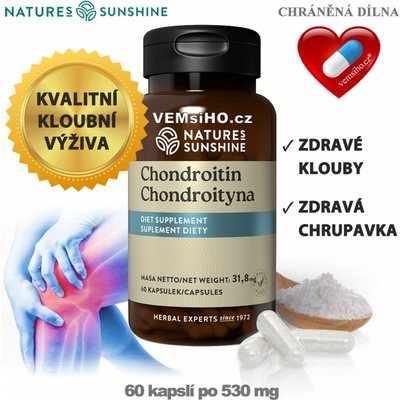 Nature’s Sunshine Chondroitin 60 kapslí po 530 mg