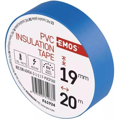 Emos F61924 Izolačná páska PVC 19 mm x 20 m modrá