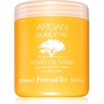 FarmaVita Argan Sublime регенерираща и хидратираща маска за коса. 1000ml