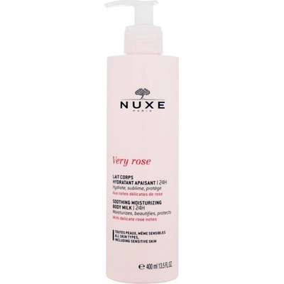 NUXE Very Rose Soothing Moisturizing Body Milk Telové mlieko 400 ml