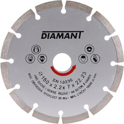 Levior Kotúč diamantový delený 230 x 22.2 x 3 mm 21123