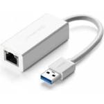Ugreen external network adapter RJ45 - USB 3.2 Gen 1 (1000 Mbps / 1 Gbps) Gigabit Ethernet white (CR111 20255)