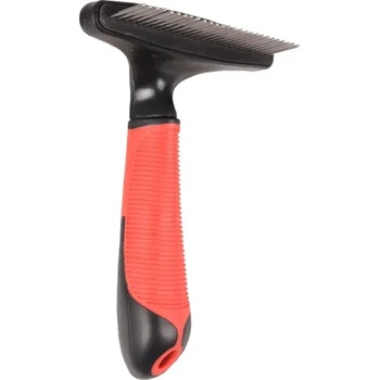 Flamingo - Гребен за кучета с въртящи се зъби и ергономична дръжка