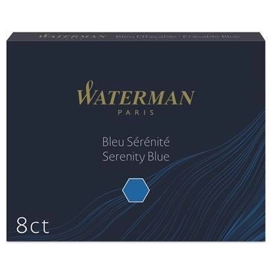 Waterman 15282 inkoustové bombičky do plnicího pera modrá