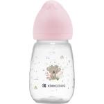 KikkaBoo Бебешко шише с широко гърло KikkaBoo Clouds - Savanna, 260 ml, Pink (31302020097) - baby