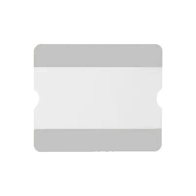 Samolepicí vyznačovací kapsy WT-5118, 1/3 A4 otevřená – PVC, světle šedá, 216×180 mm, balení 10 ks
