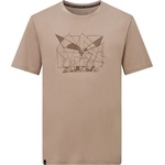 Salewa Мъжка спортна тениска Salewa Eagle Geometric T-Shirt Sport shirt - Quicksand - размер 48 (EU) (216-6027-0312)