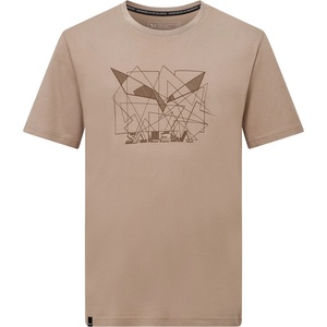 Salewa Мъжка спортна тениска Salewa Eagle Geometric T-Shirt Sport shirt - Quicksand - размер 48 (EU) (216-6027-0312)