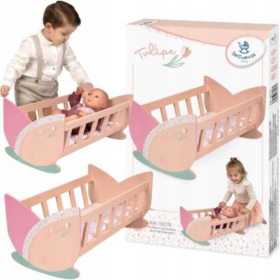 DeCuevas 55174 Dřevěná kolébka pro panenky Tulipe 2025 – Zboží Dáma DeCuevas 55174 Dřevěná kolébka pro panenky Tulipe 2025 – Zboží Dáma