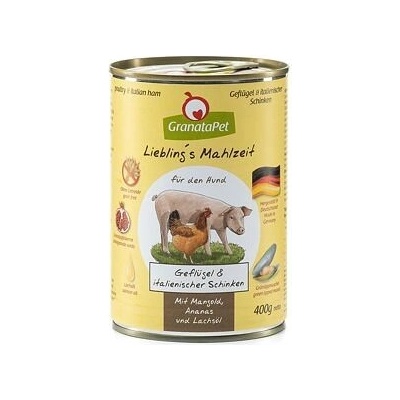GranataPet kuře & italská šunka s mangoldem a ananasem 400 g