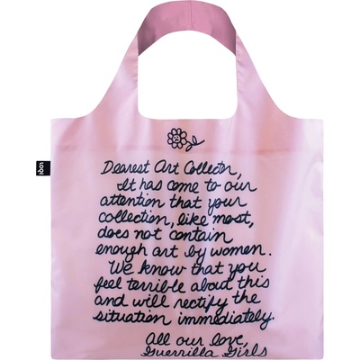 LOQI Чанта тип торба LOQI Guerrilla Girls Dearest Art Collector от рециклиран материал (GG.DC)