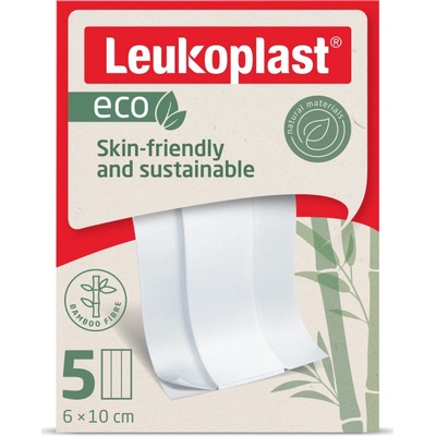 Leukoplast Eco Náplasti 6 cm x 10 cm 5 ks