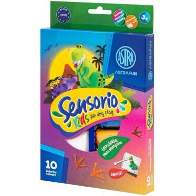 Astra Sensorio Kids Dinosaurus modelovacia hmota (10 farieb)