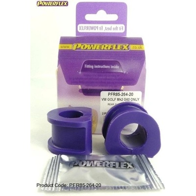 Powerflex Silentbloky VW Golf 2 4WD vč. G60/Rallye/Country Rear Anti Roll Bar Outer Bush 20mm 10
