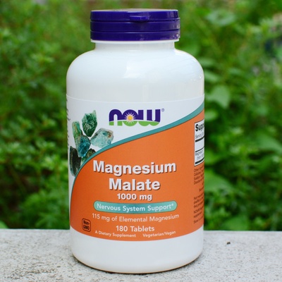 Now Magnesium Malate 1000 mg 180 tabliet