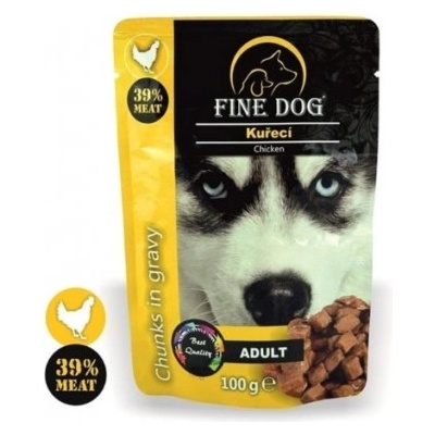 Adult Pouch Chicken 100gr - Беззърнен пауч с пилешко месо за всички породи кучета 100гр