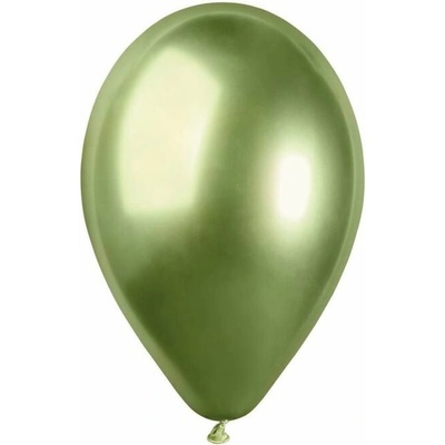 SMART BALLOONS Balónky chromované kiwi zelené lesklé, 33 cm