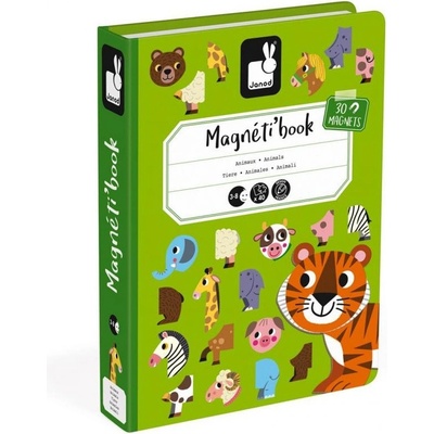 Janod Magnetická kniha Magnetibook Zvířata